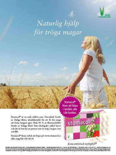 NNCS Stomaco 2011 annons kvinna